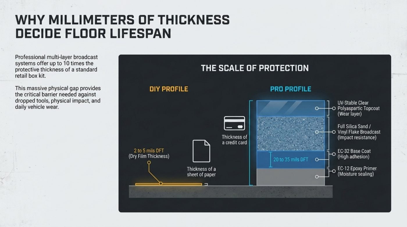 Why millimetres of thickness decide how long a floor lasts