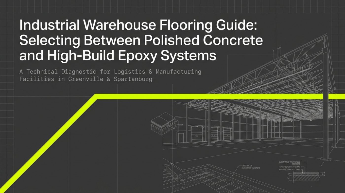 Industrial flooring: polished concrete vs high-build epoxy