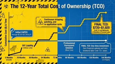 The 12-Year Total Cost of Ownership of a Garage Floor