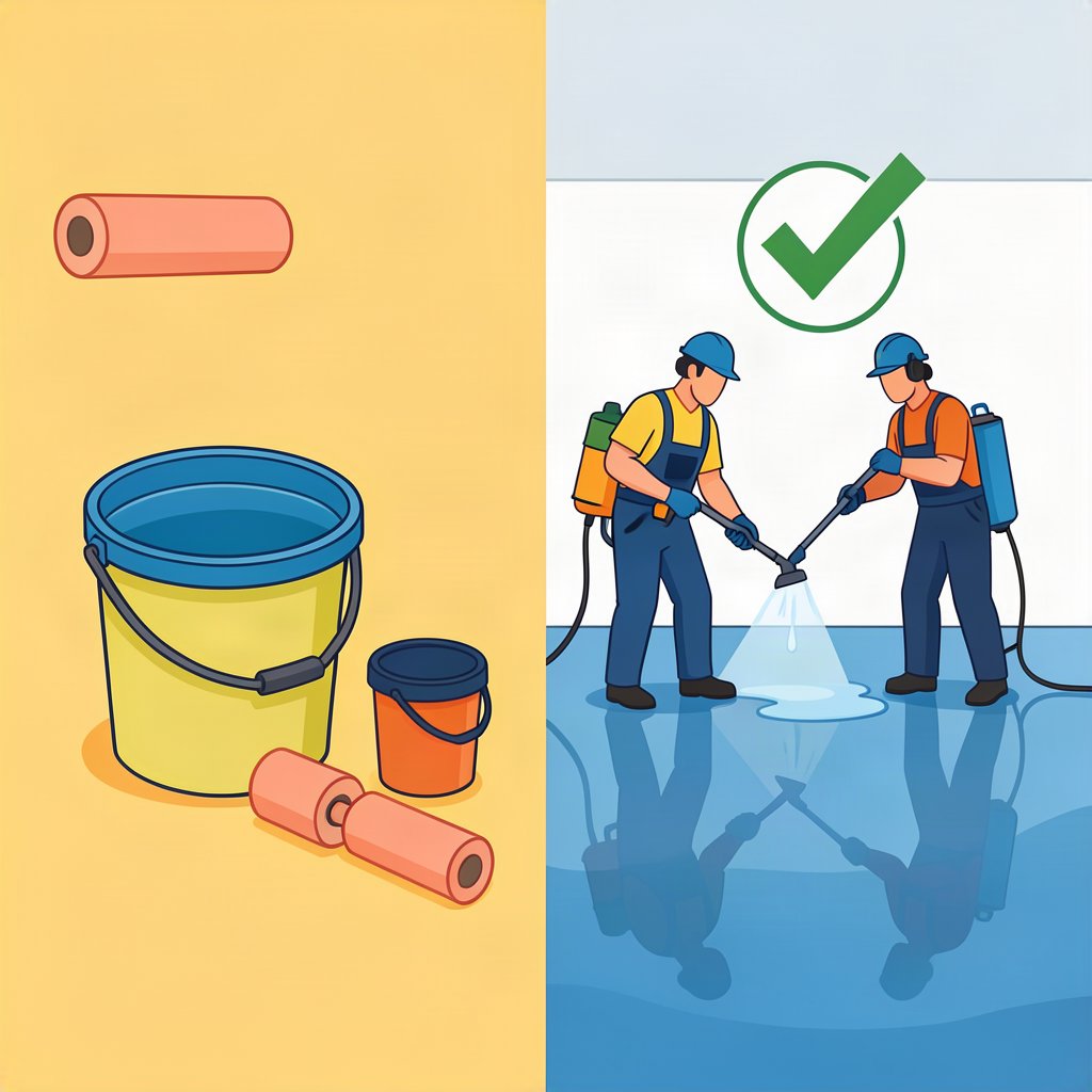 DIY vs Professional Epoxy — Why Professional Wins in Texas