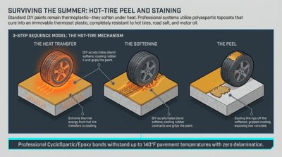 Surviving the Virginia Summer: Hot-Tire Peel and Staining