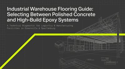 Industrial Flooring: Polished Concrete vs High-Build Epoxy
