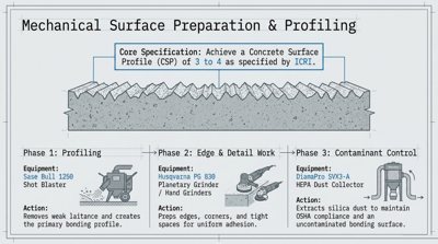 Mechanical Surface Preparation: Profiling, Edges and Contaminant Control
